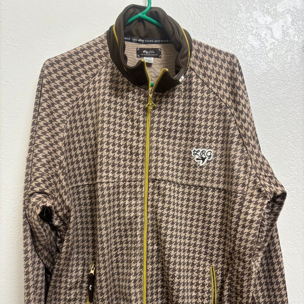 LRG Lifted Research Group blood hound jacket XL brown vintage